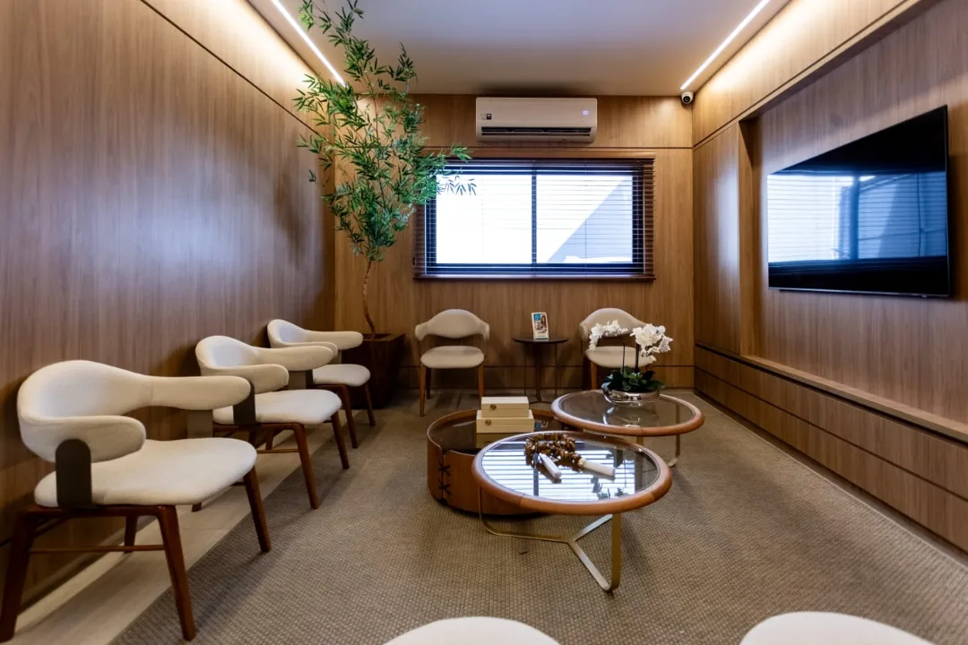 Sala de espera do Instituto Bottura de Odontologia